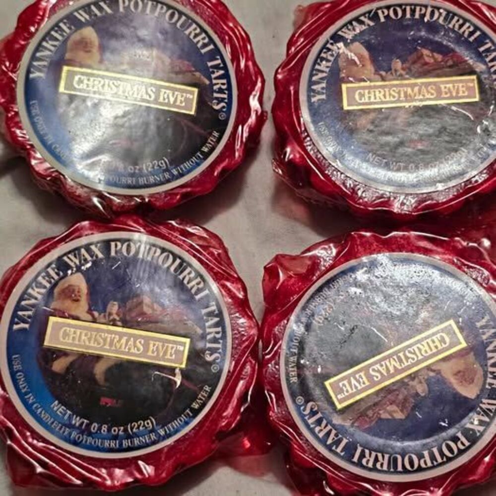 Yankee Candle Wax Potpourri Tarts Wax  Melts Christmas.  Eve 0.8 oz, 4 Pack